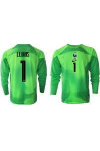 Fotbalové Dres Francie Hugo Lloris #1 Brankářské Venkovní Oblečení MS 2022 Dlouhý Rukáv